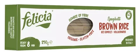 Spaghetti Bio din orez integral, 250g Felicia