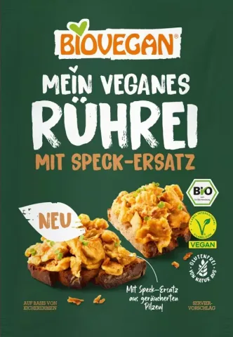Alternativa bio la omleta vegana cu inlocuitor de bacon, 50g Biovegan