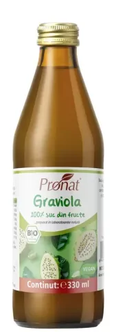 Suc bio de graviola, 330ml Medicura