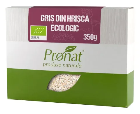 Gris bio din hrisca 350g Pronat