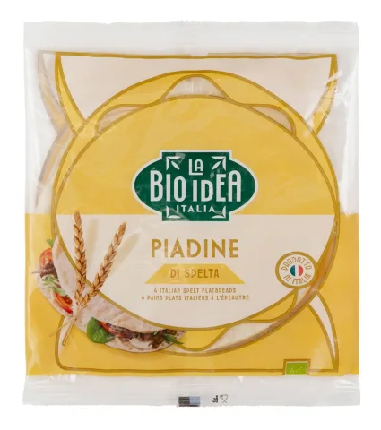 Piadine bio din grau spelta 260g Bio Idea