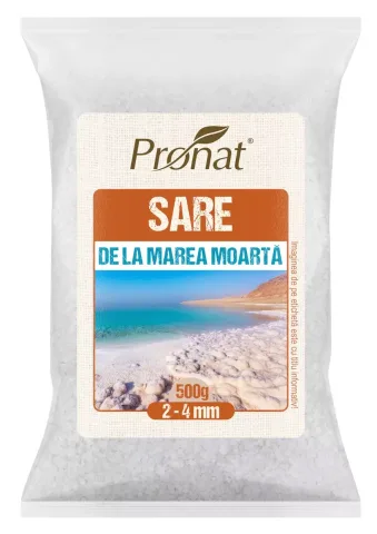 Sare de la Marea Moarta 2-4mm, 500g Pronat