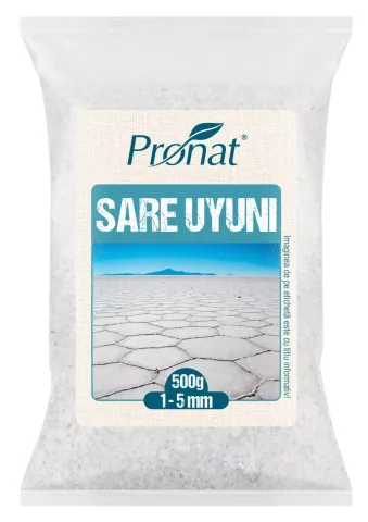 Sare Uyuni grunjoasa 1-5mm, 500g Pronat
