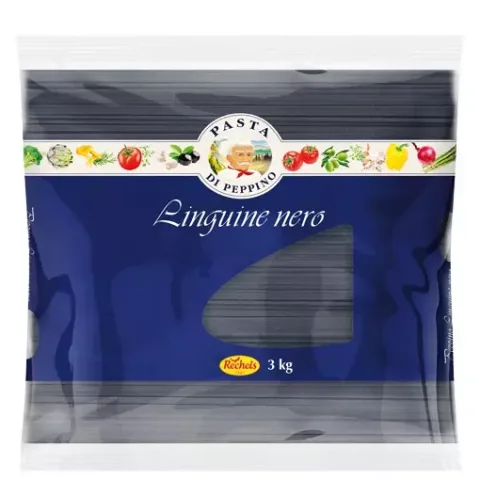 Liguine negre din grau dur, 3Kg Recheis