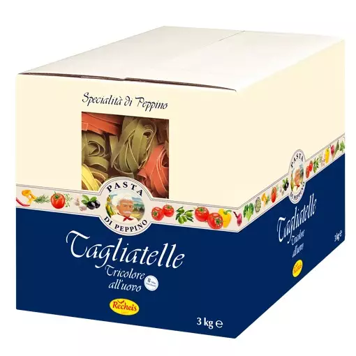 Tagliatelle tricolore cu ou, 3kg Recheis