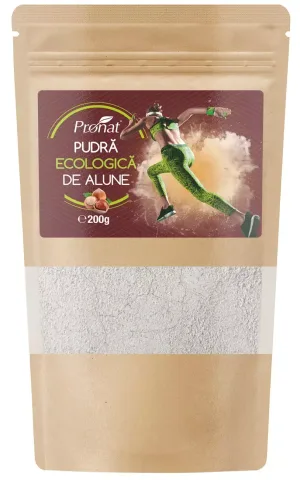 Pudra proteica bio de alune, 200g Pronat