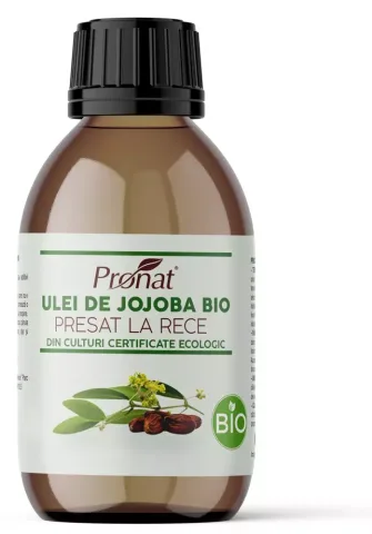 Ulei bio de jojoba presat la rece, 100ml Pronat