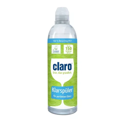 Solutie ecologica de clatire pentru masina de spalat vase, 500ml Claro