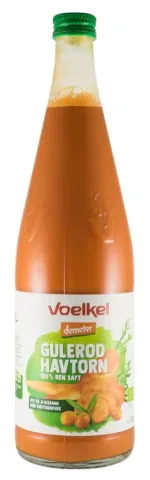 Suc bio si demeter de morcovi si catina 700ml Voelkel