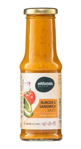 Sos bio pentru Burger si Sandwich, 210ml Naturata
