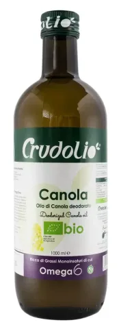 Ulei de rapita bio deodorizat, 1L Crudolio