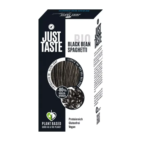 Paste bio din fasole neagră, 250g Just Taste