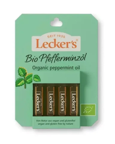 Ulei de menta bio, 4x2ml Lecker's