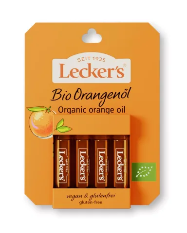 Ulei bio de portocale 4x2ml Lecker's