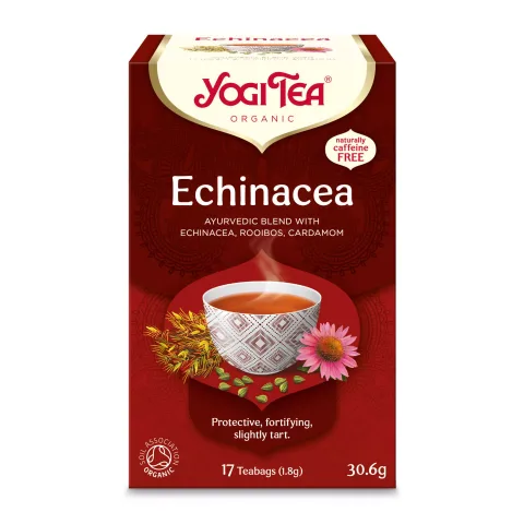 Ceai bio echinaceea, 17 pliculete 30.6g Yogi Tea