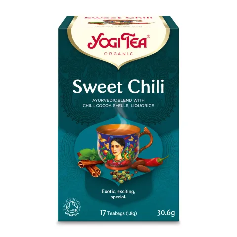 Ceai bio Ardei Dulce, 17 pliculete 30.6g Yogi Tea