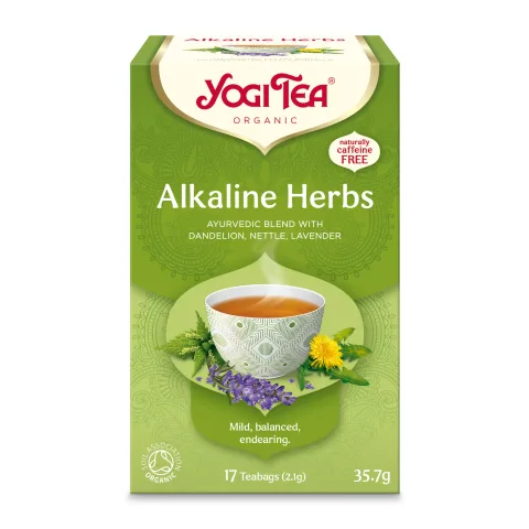 Ceai bio din plante alcaline, 17 pliculete x 2.1g, (35.7g) Yogi Tea