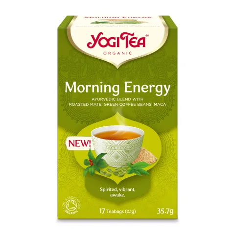 Ceai bio Morning Energy 17 pliculete a 2,1g, 35,7g Yogi Tea