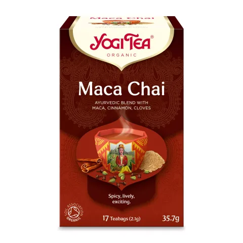 Ceai bio Maca Chai, 17x2.1g (35.7g) Yogi Tea