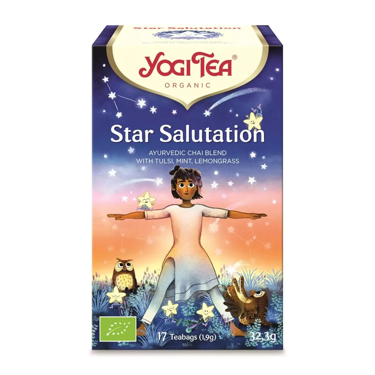 Ceai bio Star Salutation, 17 pliculete a 1,9g, 32,3g Yogi Tea