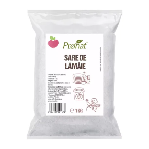 Sare de lămâie, 1kg Pronat