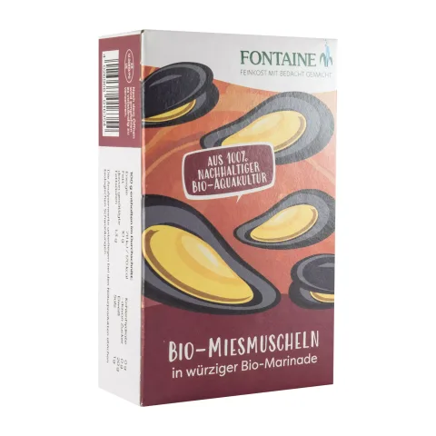 Midii bio in sos marinade, 120g Fontaine