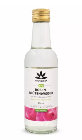 Apa de trandafiri bio premium, 250ml Cosmoveda