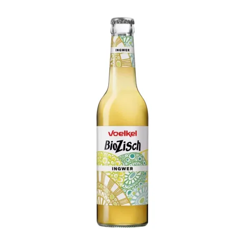 Bautura carbogazoasa bio cu ghimbir, 330ml Voelkel
