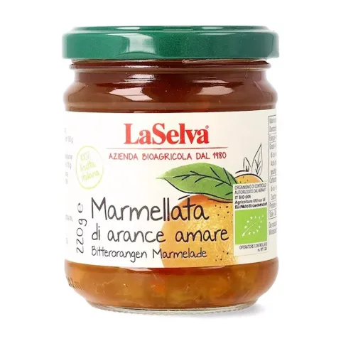 Marmeladă bio de portocale amare, 220g LaSelva