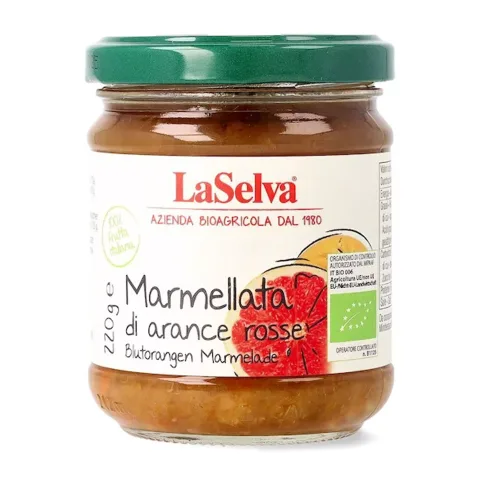 Marmeladă bio de portocale roșii, 220g LaSelva