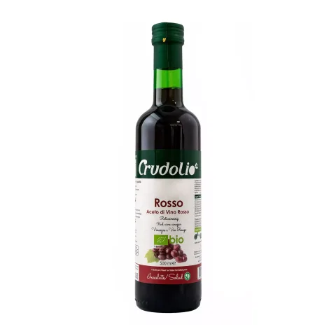 Oțet bio din vin roșu, 500ml Crudolio
