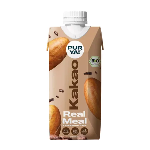 Pur Ya - Băutură ecologică bogată în proteine, cu aromă naturală de cacao, 500ml