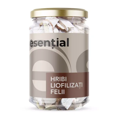 Hribi liofilizați felii, 10g Esential