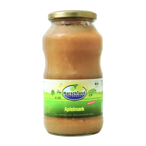 Piure bio de mere neindulcit, 700g Marschland Naturkost