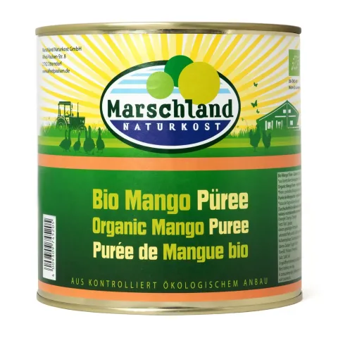 Piure bio de mango, 2650ml, Marschland Naturkost