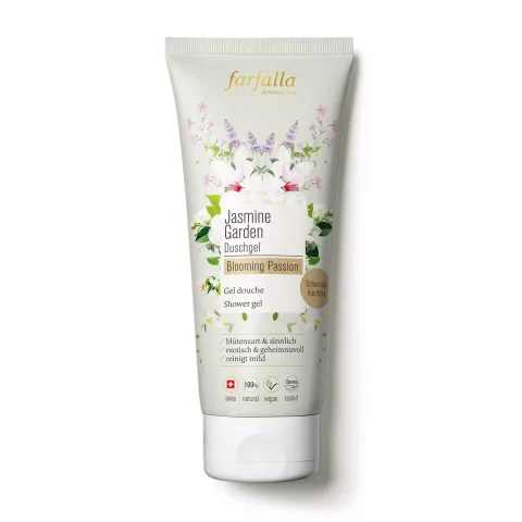 Gel de duș cu floare de iasomie, 200ml Farfalla