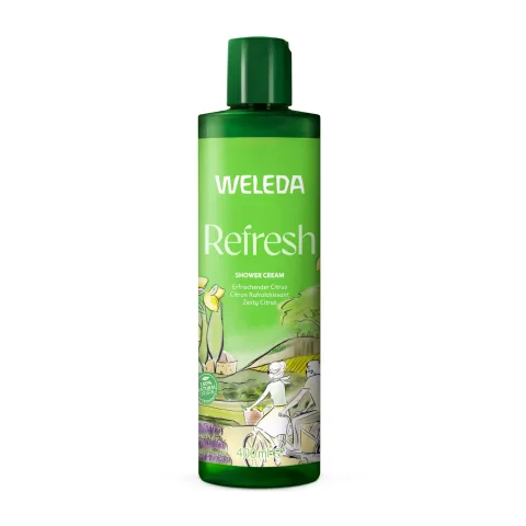 Cremă de duș Refresh, 400ml Weleda