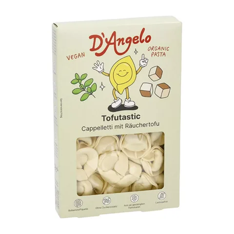 Cappelletti bio cu tofu afumat, 250g D'angelo
