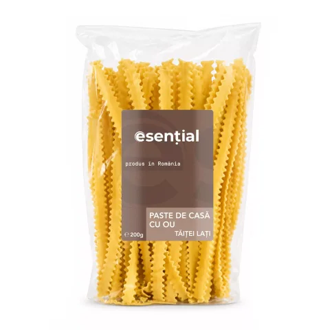Paste de casă cu ou (tăiței lați) 200g
