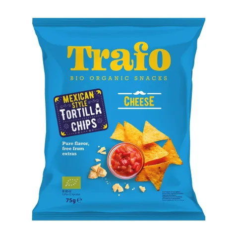 Tortilla bio cu cascaval, 75g Trafo