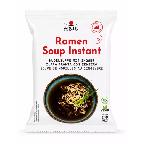 Ramen supa bio de taitei cu ghimbir, 108g Arche