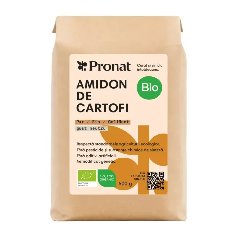 Amidon de cartofi bio, 500g Pronat