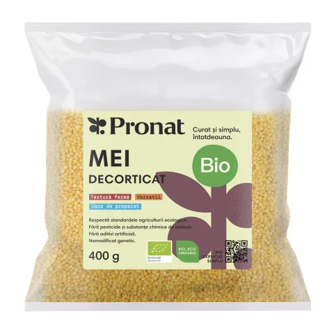 Mei bio decorticat, 400g Pronat