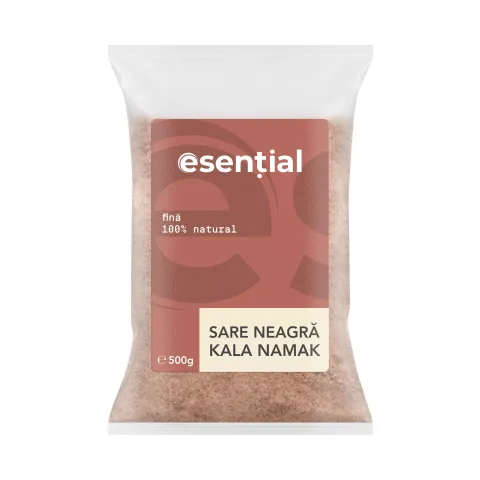 Sare neagra fina Kala Namak, 500g Esential