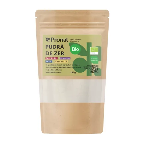 Pudra de zer bio, 250g Pronat