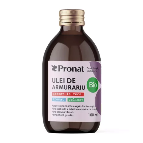 Ulei bio de armurariu, presat la rece, 100ml Pronat