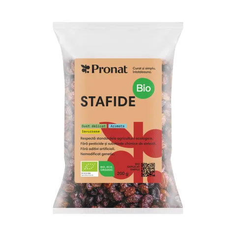 Stafide bio, 200g Pronat