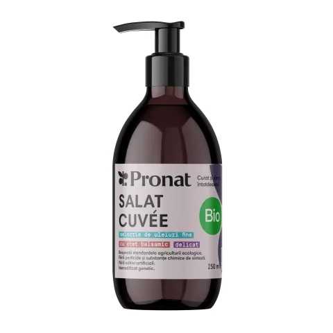 Salat Cuvée Selectie bio de uleiuri si otet balsamic pentru salate 250ml Pronat