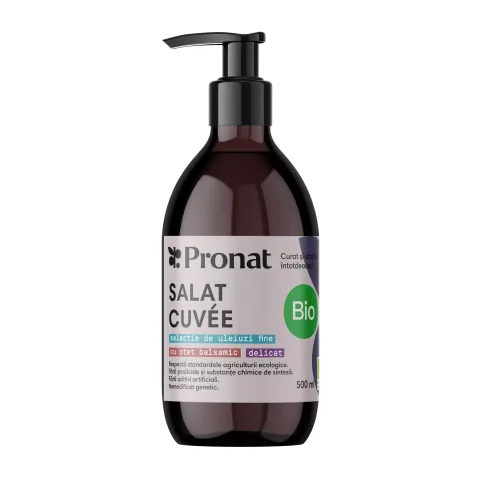 Salat Cuvée Selectie bio de uleiuri si otet balsamic pentru salate 500ml Pronat