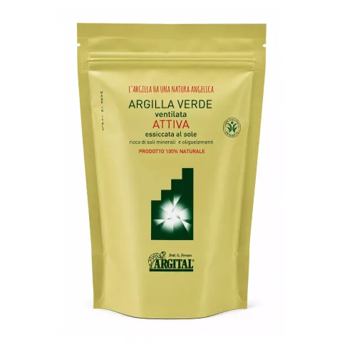 Argila verde activa ventilata, 500g Argital